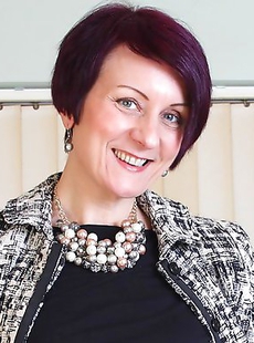 Naughty housewife stripping and teasing