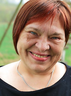 This German BBW loves to get wet in public