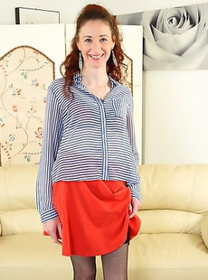 Horny British housewife playing all by herself