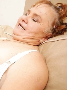 Two horny old and young lesbians play with eachother