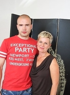 Horny blonde housewife sucking and fucking like crazy