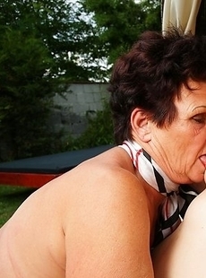 Horny old and young lesbians on vacation