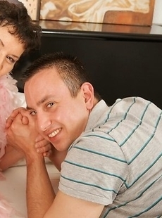 Horny mature slut doing her younger lover