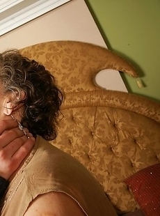 Naughty mature slut playing with her toy boy