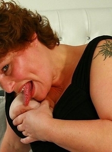 This naughty housewife loves to get wet on her own