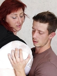 Mature slut with big boobs getting fucked