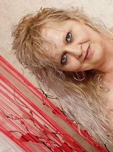 Naughty mature slut playing with herself