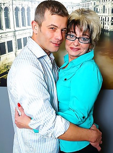 Horny housewife playing with her lover