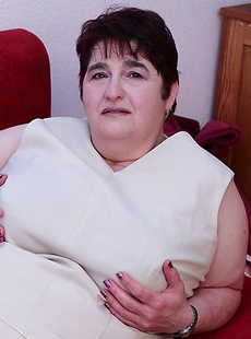 Big German housewife getting frisky